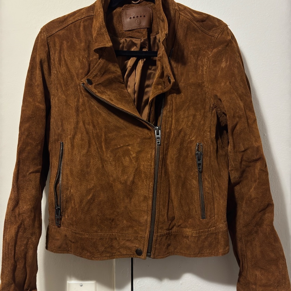 Blank NYC Brown Suede Jacket